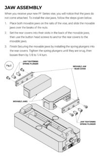 Kurt PF460 Jaw Assembly