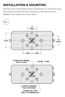 Kurt PF460 Mounting Locations