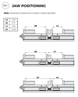 Kurt HDL6/HDLM6 Jaw Positioning