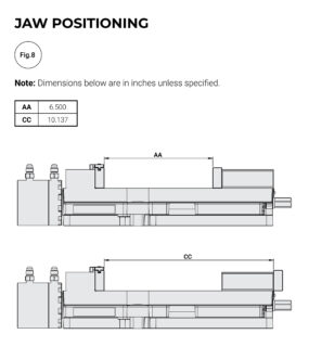 Kurt DX4H Jaw Positioning