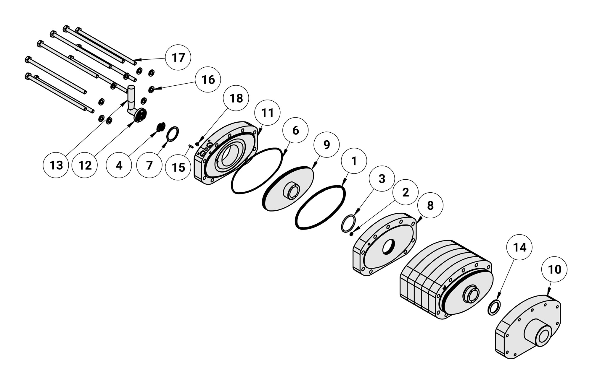 Kurt KAU6 Replacement Parts Diagram