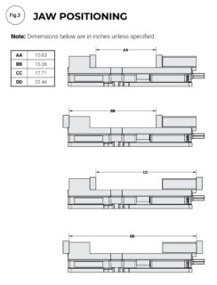 Kurt DX8/DX8R Jaw Positioning