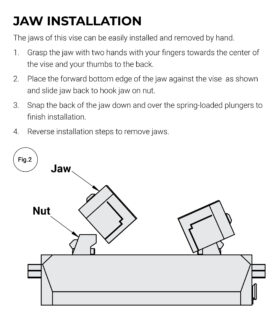 Kurt PFW440 Jaw Installation