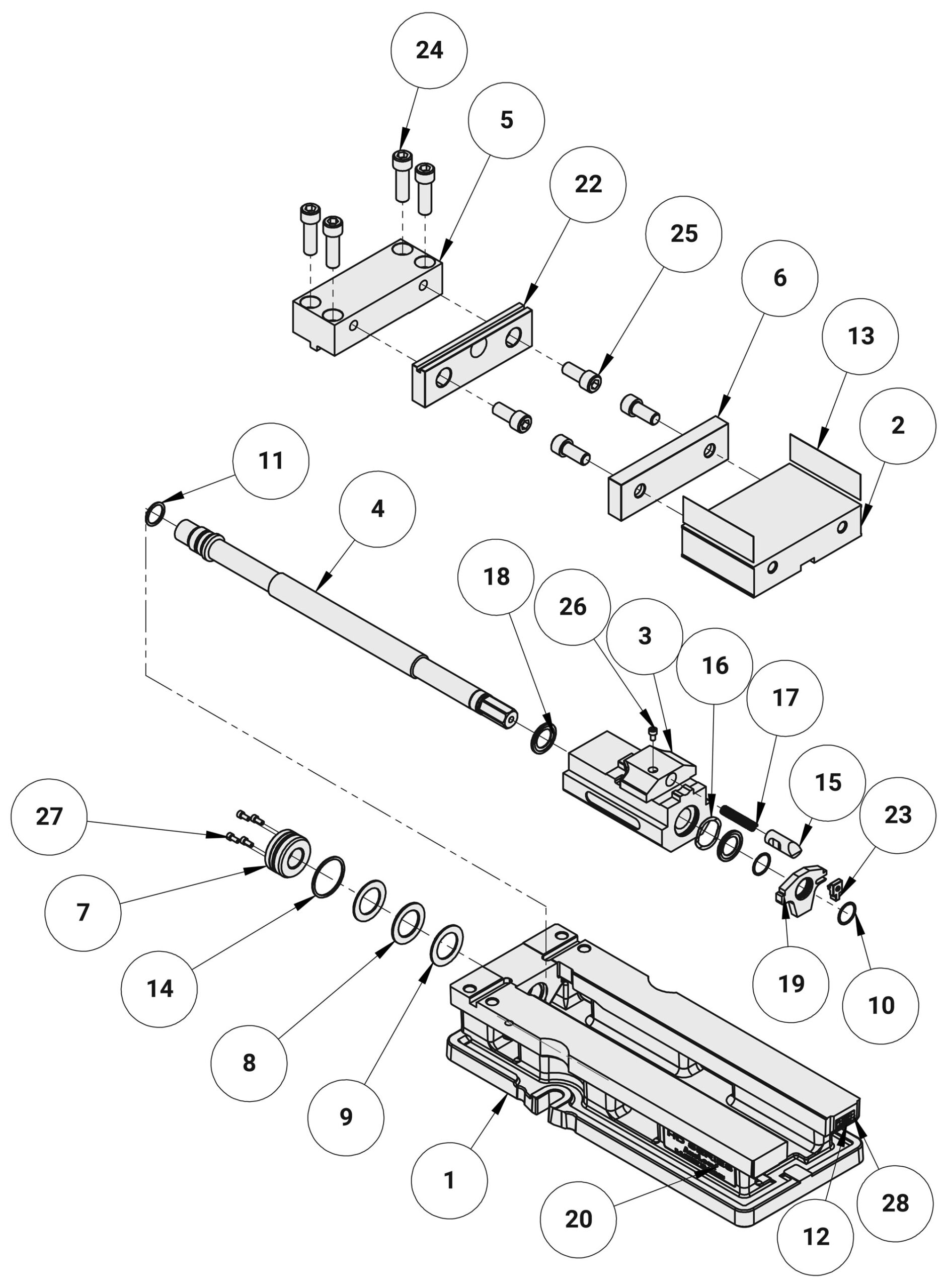 Kurt HD690 Replacement Parts Diagram