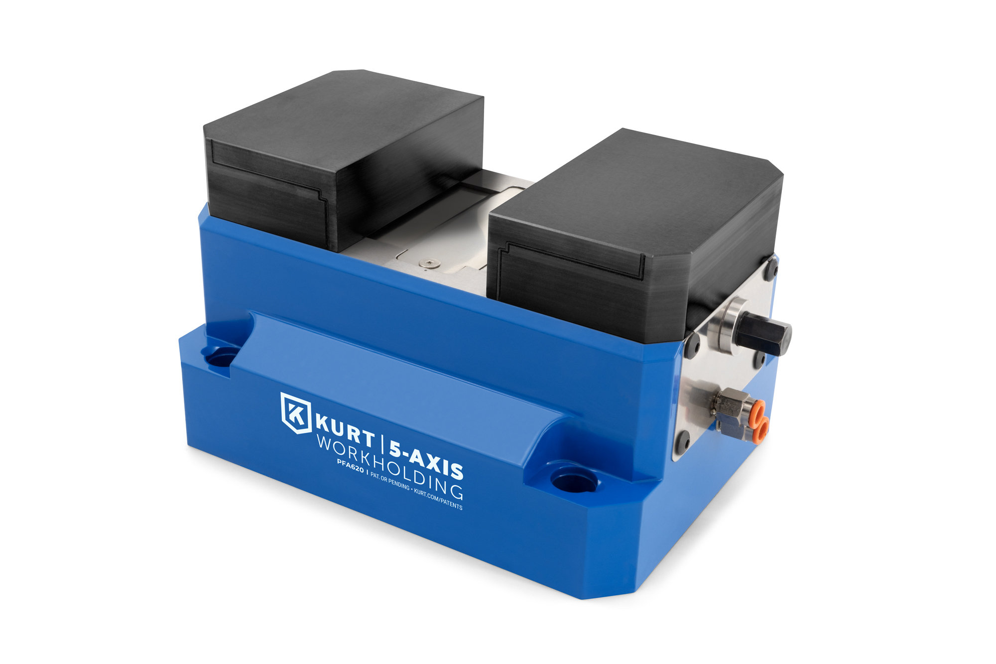 Compact 5-axis air vise expands Kurt's automated workholding options ...