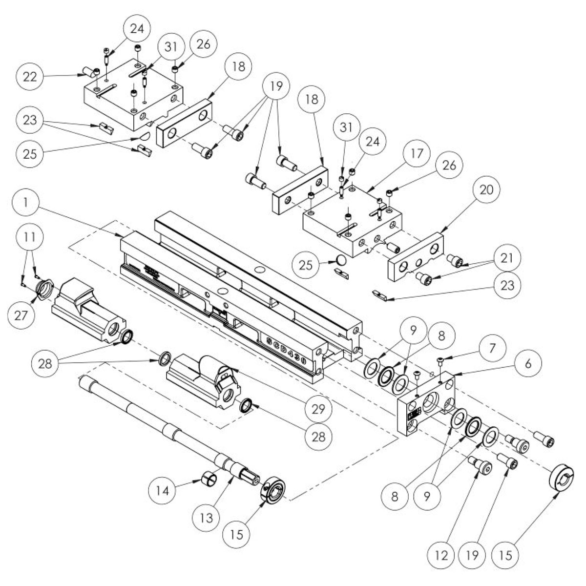 SCD430 Replacement Parts Diagram