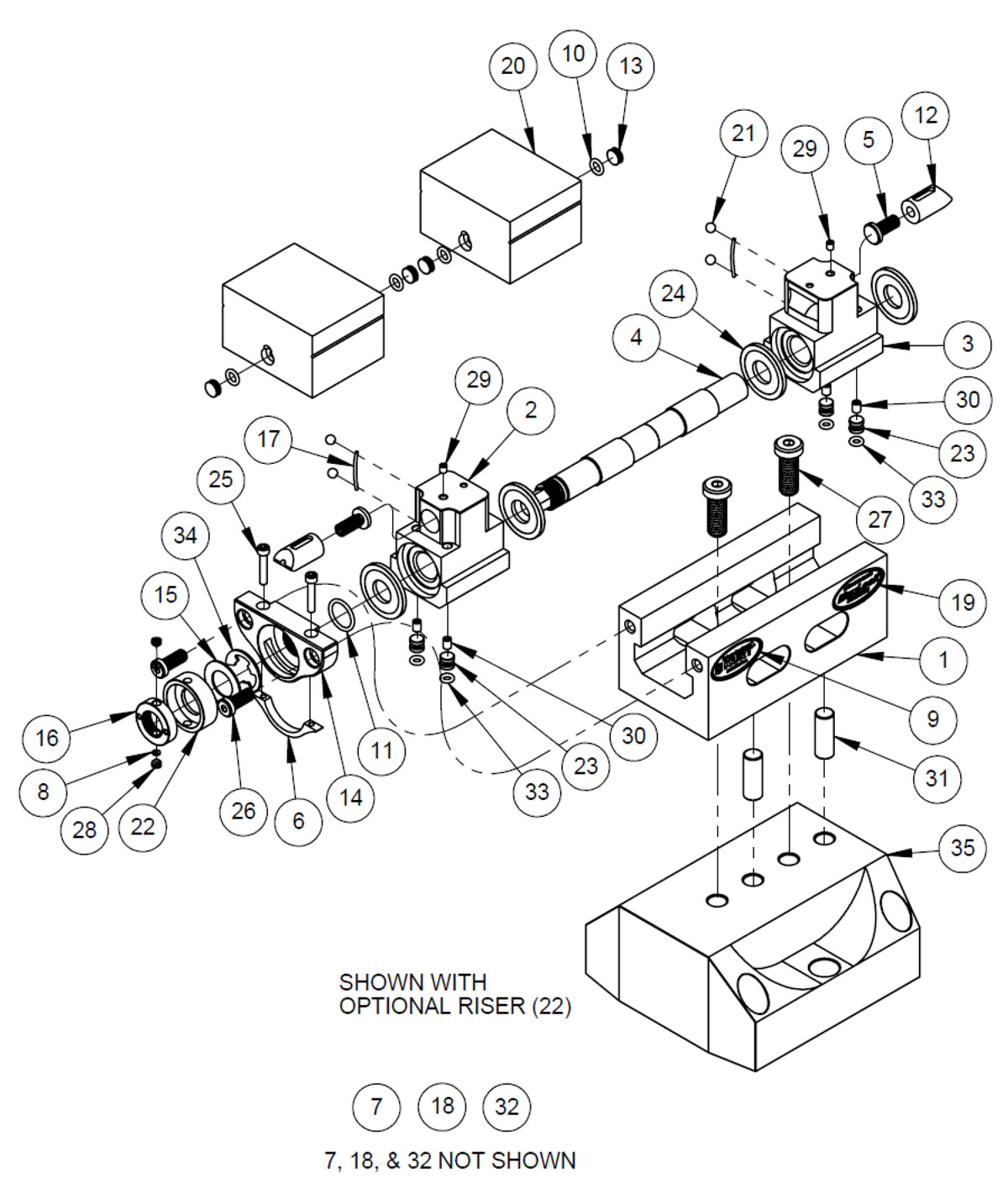 SCMX250 Replacement Parts Diagram