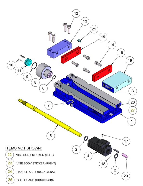 HDH691 Replacement Parts