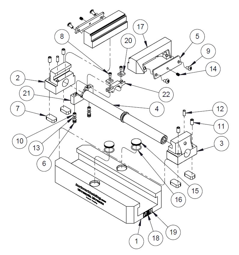 Kurt HP460 Vise Replacement Parts