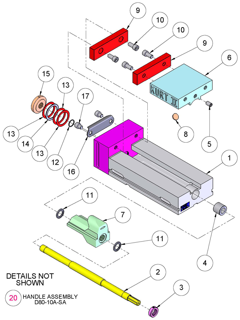 PT800A Replacement Parts